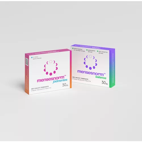 Mensesnorm® Komfort Csomag - Jódmentes & Balance női ciklust támogató készítmények