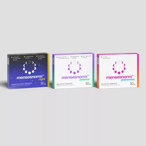 Mensesnorm® Komfort Night Csomag - Jódmentes & Balance & Night női ciklust és alvást támogató készítmények