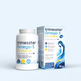 Trimeszter Omega-3 + E-vitamin lágyzselatin kapszula 30X